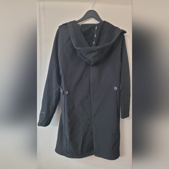 Deadstock Womens medium 3/4 length Woolrich jacket black vintage early 2000s - Picture 8 of 9